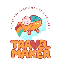 • LESS TROUBLE WHEN YOU TRAVEL • TRAVEL MAKER logo