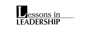 LESSONS IN LEADERSHIP logo
