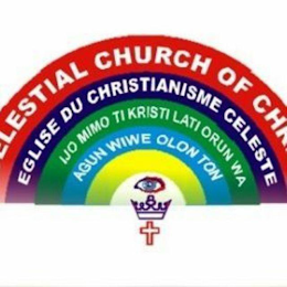 LESTIAL CHURCH OF CH EGLISE DU CHRISTIANISME CELESTE IJO MIMO TI KRISTI LATI ORUN WA AGUN WIWE OLON TON logo
