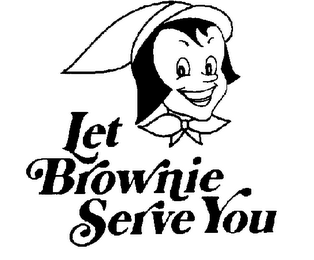 LET BROWNIE SERVE YOU logo
