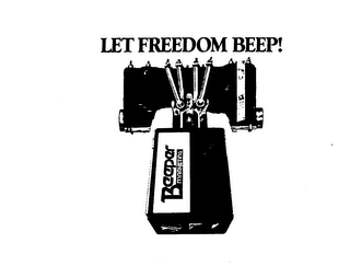 LET FREEDOM BEEP! BEEPER MARKETING logo