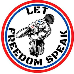 LET FREEDOM SPEAK , USA logo