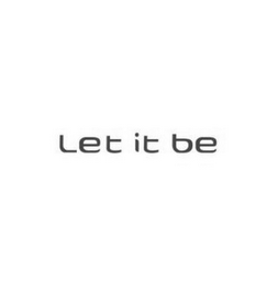 LET IT BE logo