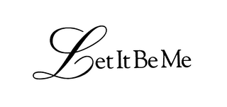 LET IT BE ME logo