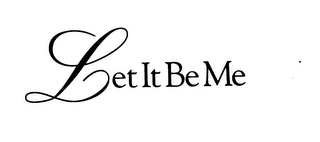 LET IT BE ME logo