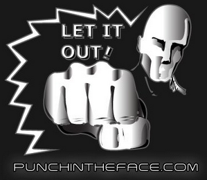 LET IT OUT! PUNCHINTHEFACE.COM logo