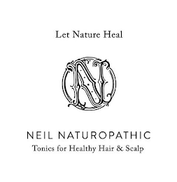 LET NATURE HEAL N NEIL NATUROPATHIC TONICS FOR HEALTHY HAIR & SCALP logo