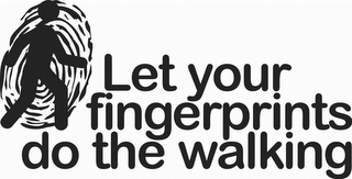LET YOUR FINGERPRINTS DO THE WALKING logo
