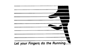 LET YOUR FINGERS DO THE RUNNING...... logo