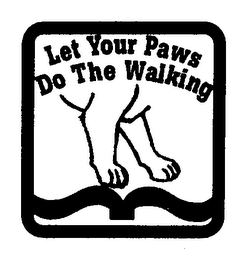 LET YOUR PAWS DO THE WALKING logo