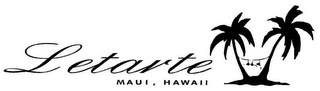 LETARTE MAUI, HAWAII