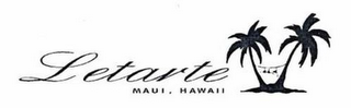 LETARTE MAUI, HAWAII logo