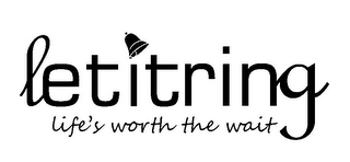 LETITRING LIFE'S WORTH THE WAIT logo