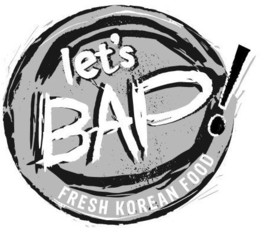 LET'S BAP! FRESH KOREAN FOOD logo