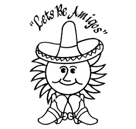 "LETS BE AMIGOS" logo