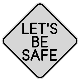 LET'S BE SAFE logo