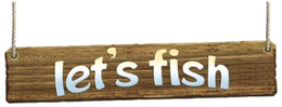 LET'S FISH logo