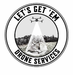 LET'S GET 'EM DRONE SERVICES logo
