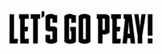 LET'S GO PEAY! logo