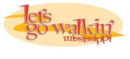 LET'S GO WALKIN' MISSISSIPPI logo