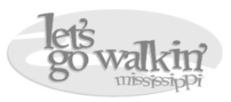 LET'S GO WALKIN' MISSISSIPPI logo