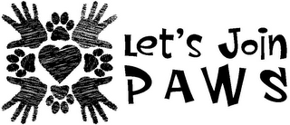 LET'S JOIN PAWS logo