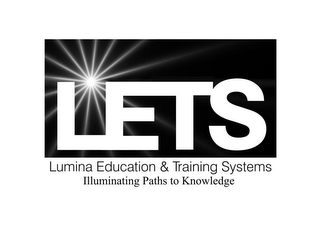 LETS LUMINA EDUCATION & TRAINING SYSTEMS ILLUMINATING PATHS TO KNOWLEDGE logo
