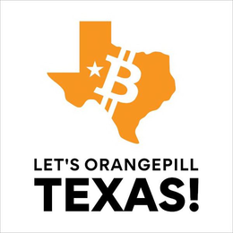 LET'S ORANGEPILL TEXAS! B logo