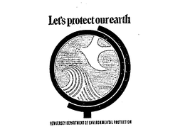 LET'S PROTECT OUR EARTH NEW JERSEY DEPARTMENT OF ENVIRONMENTAL PROTECTION logo