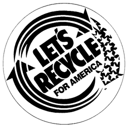LET'S RECYCLE FOR AMERICA logo