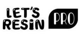 LET'S RESIN PRO logo