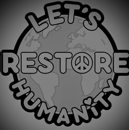 LET'S RESTORE HUMANITY logo