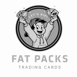 LET'S RIP! FAT PACKS TRADING CARDS logo
