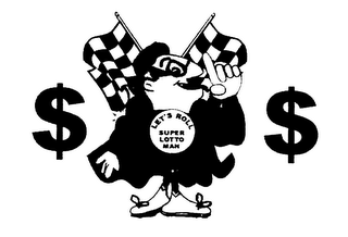 LET'S ROLL SUPER LOTTO MAN logo
