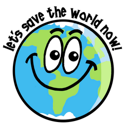 LET'S SAVE THE WORLD NOW logo