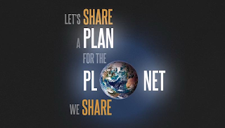 LET'S SHARE A PLAN FOR THE PLANET WE SHARE logo