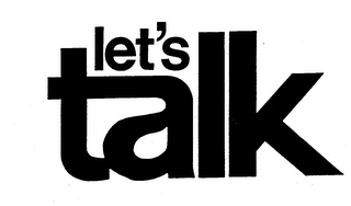 LET'S TALK logo