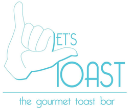 LET'S TOAST THE GOURMET TOAST BAR logo