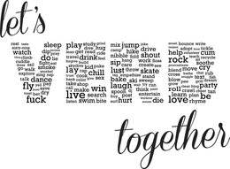 LET'S VERB TOGETHER logo