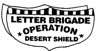 LETTER BRIGADE OPERATION DESERT SHIELD logo