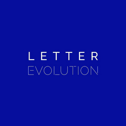 LETTER EVOLUTION logo