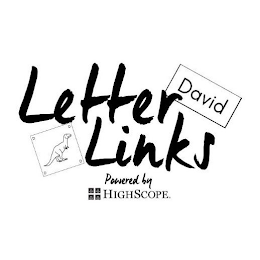 LETTER LINKS POWERED BY HIGHSCOPE DAVID D D D D logo
