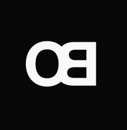 LETTER O AND LETTER B (LETTER B IS MIRROR IMAGE) logo
