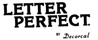 LETTER PERFECT BY DECORCAL logo