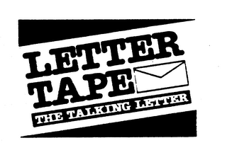 LETTER TAPE THE TALKING LETTER logo