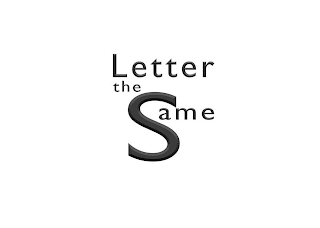 LETTER THE SAME logo
