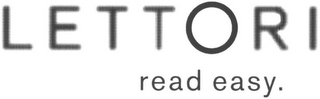 LETTORI READ EASY. logo