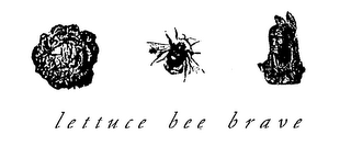 LETTUCE BEE BRAVE logo