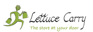 LETTUCE CARRY THE STORE AT YOUR DOOR logo