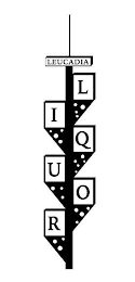 LEUCADIA LIQUOR logo
